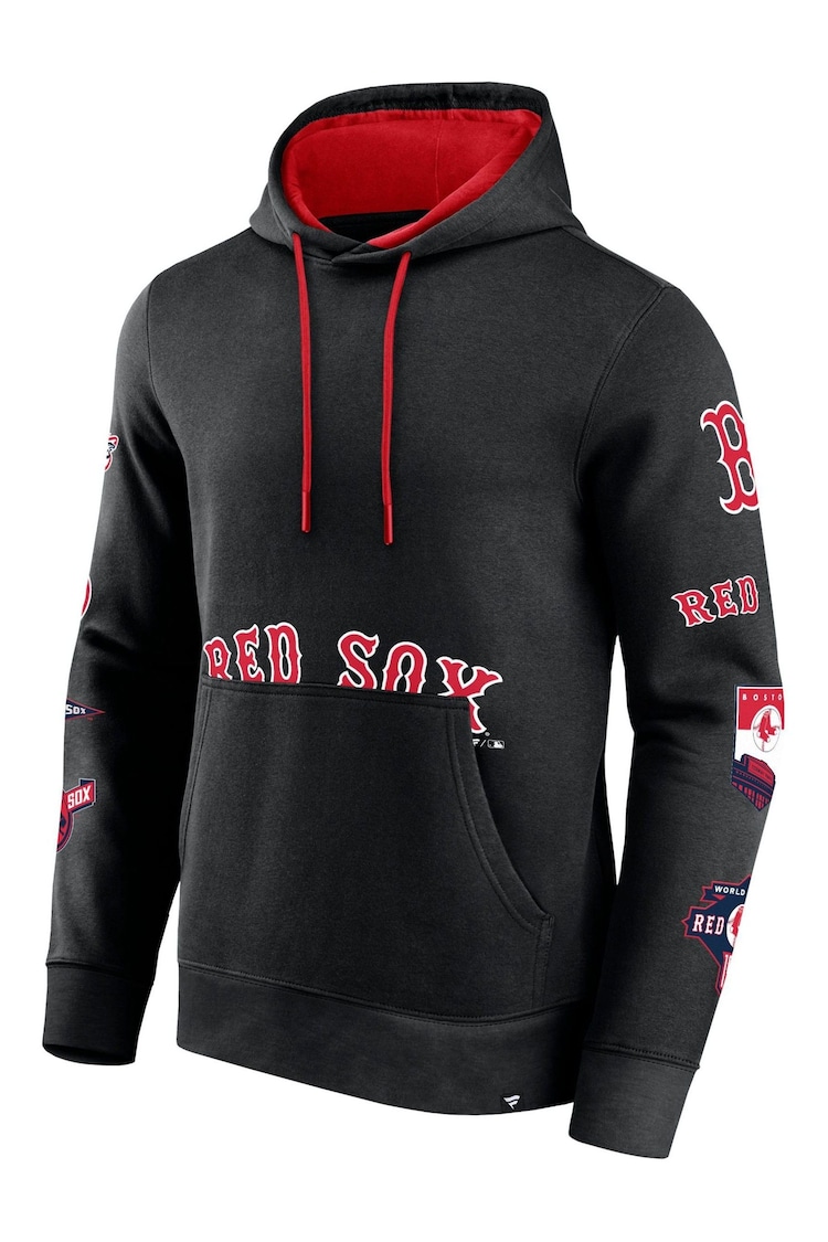 Fanatics MLB Boston Red Sox Fundamental Pullover Black Hoodie - Image 3 of 3