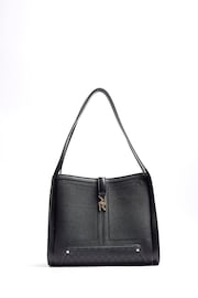 River Island Black Tab Front Slouch Bag - Image 2 of 5