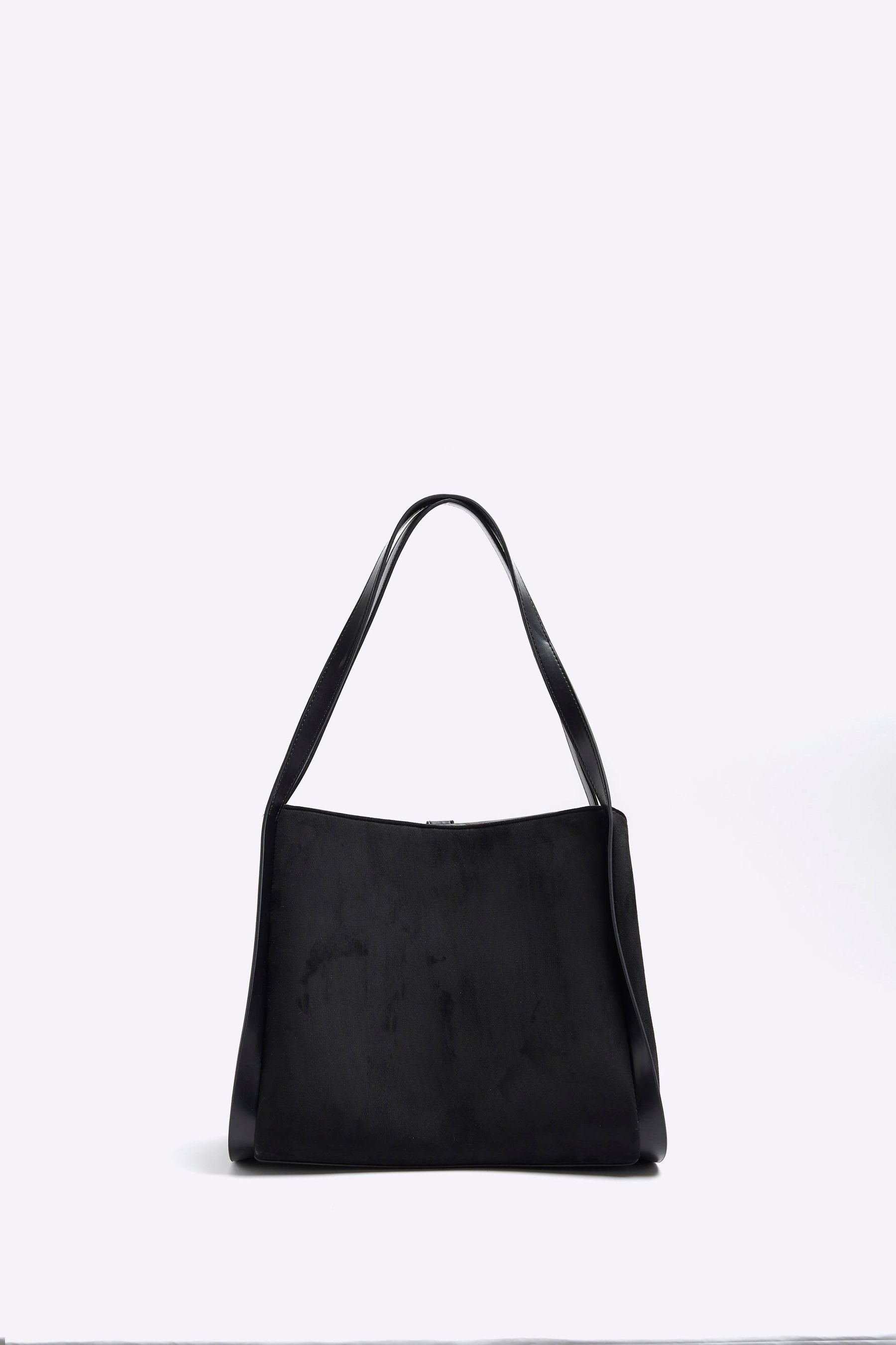 River island grey tab side slouch bag sales