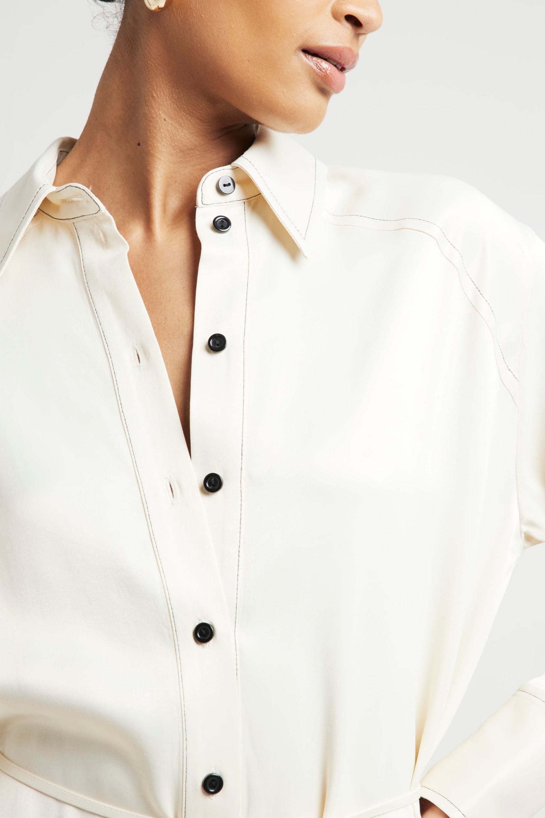 River island white shirt dress outlet