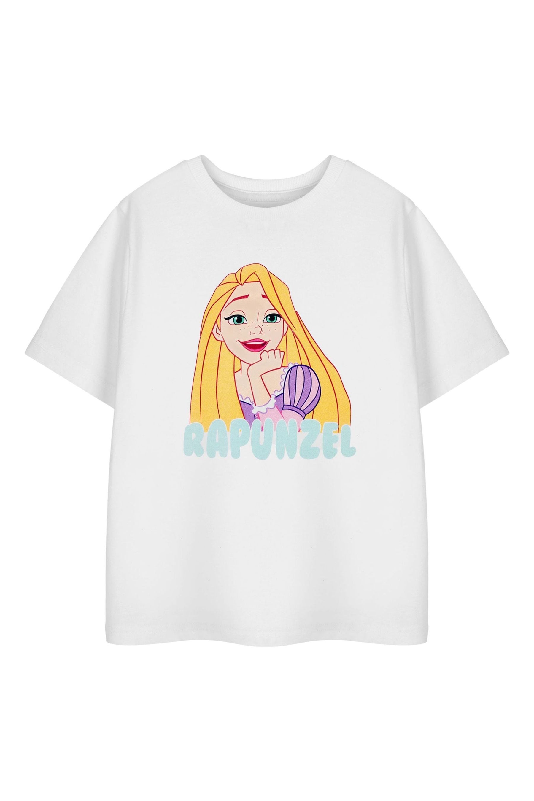 Buy Vanilla Underground White Rapunzel Girls Disney Princess Licensed 100 Cotton T Shirt from the Next UK online shop