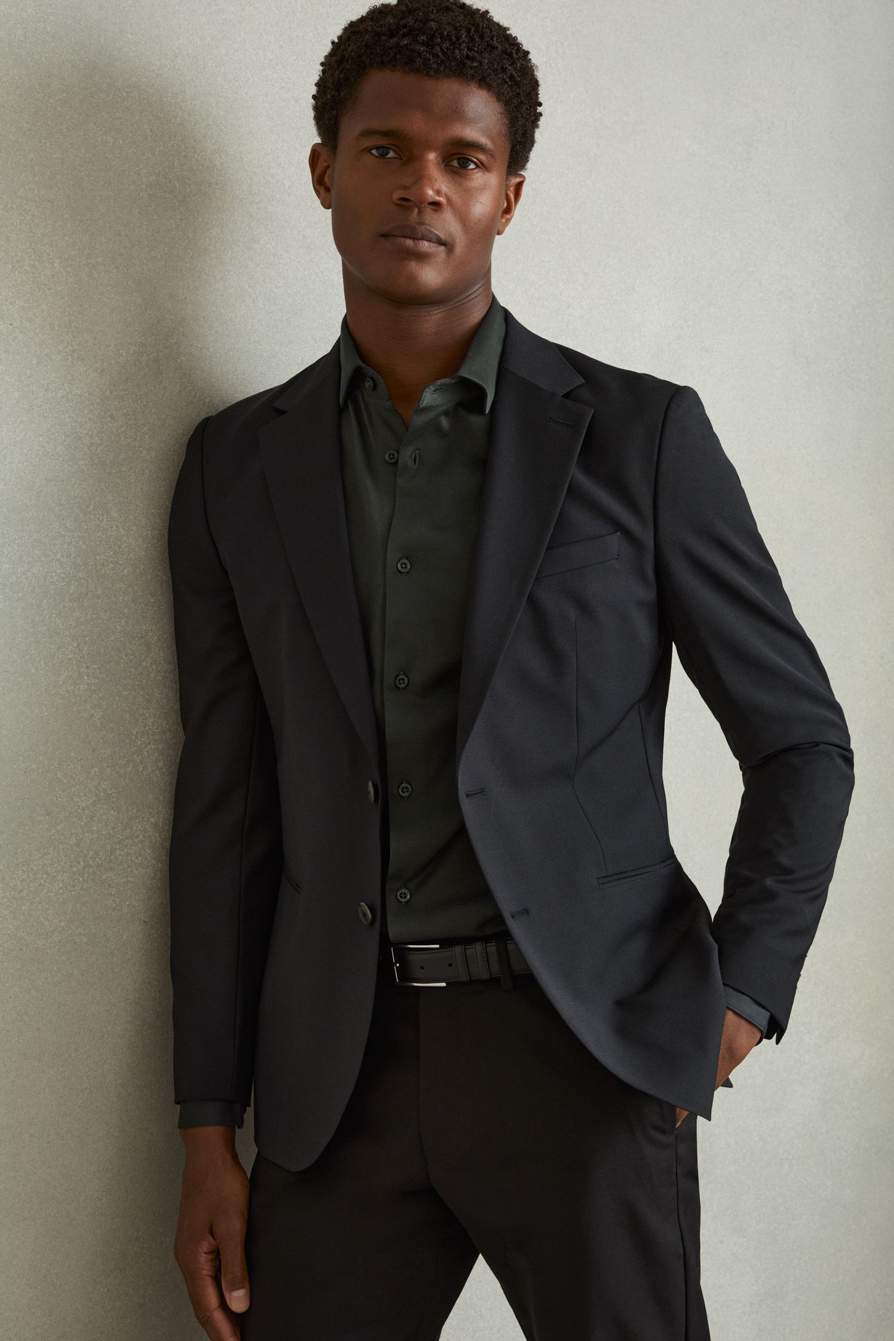 Buy Reiss Emerald Green King Atelier Ribbed Cashmere Cardigan from Next Ireland