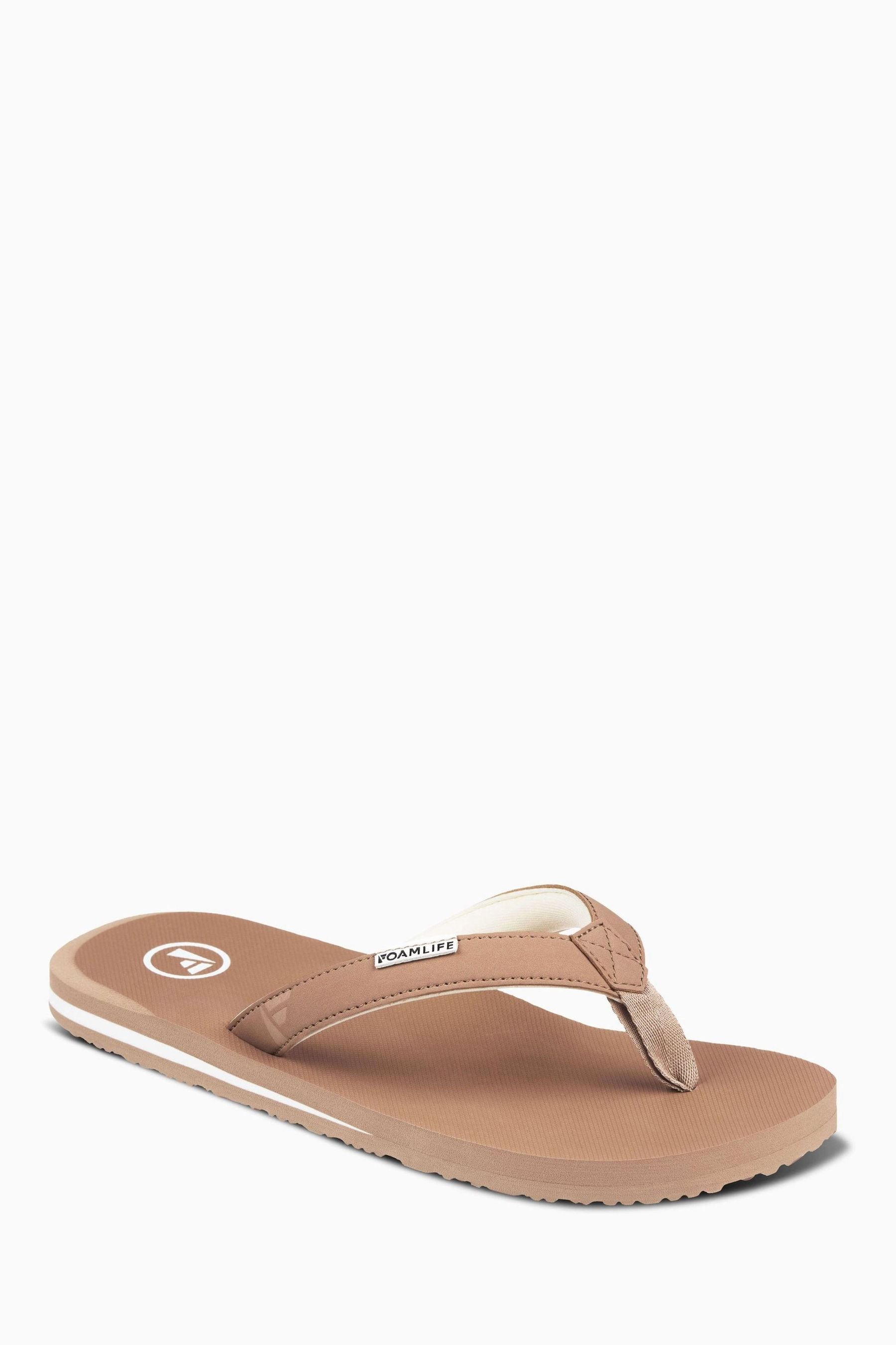 Women's foam flip flops top