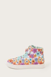 Monsoon Blue High-Top Floral Trainers - Image 1 of 3