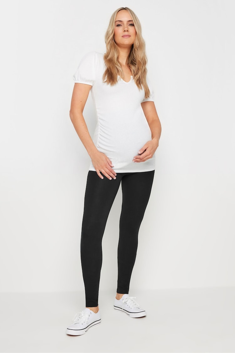 Long Tall Sally Black Maternity Basic Leggings - Image 1 of 5