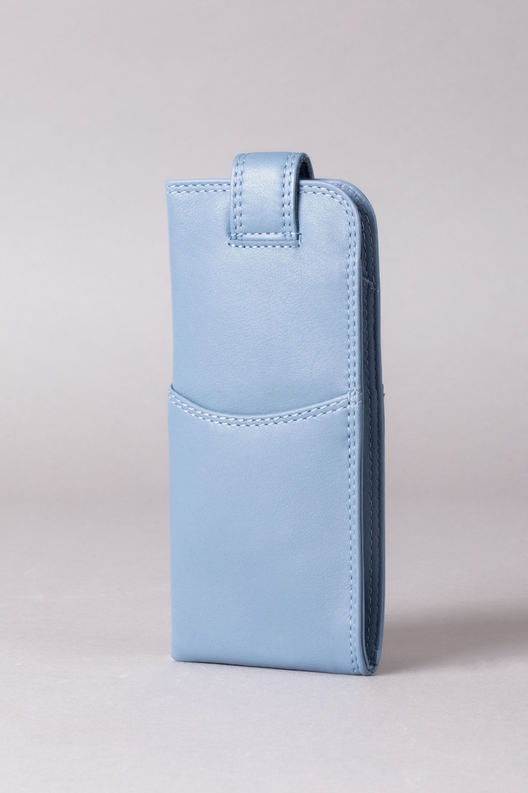 Lakeland Leather Light Blue Keyring Card Holder - Image 2 of 5