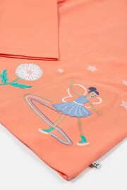 Frugi Girls Pink Fairy Embroided Top - Image 3 of 4