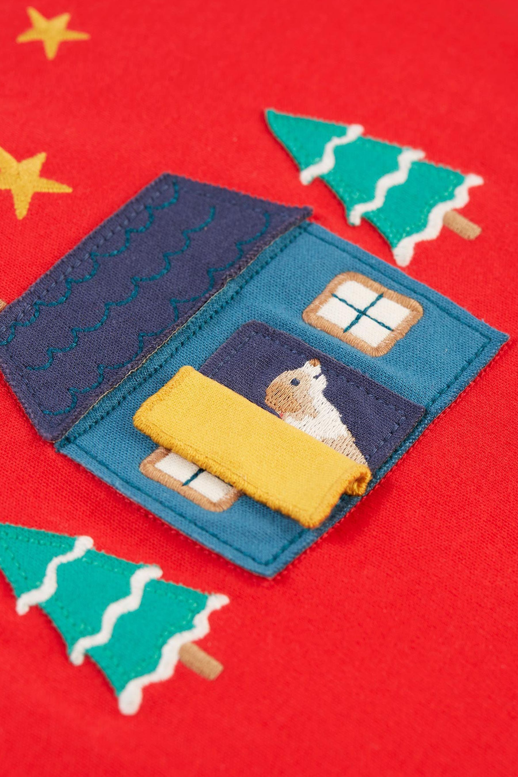 Buy Frugi Red Interactive Applique Top Next Ukraine
