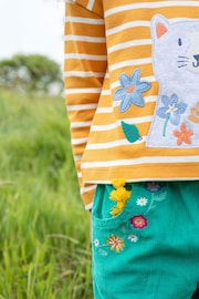 Frugi Girls Green Corduroy Trousers - Image 7 of 7