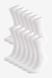 White Essential Sports Socks 12 Pack - Image 1 of 4