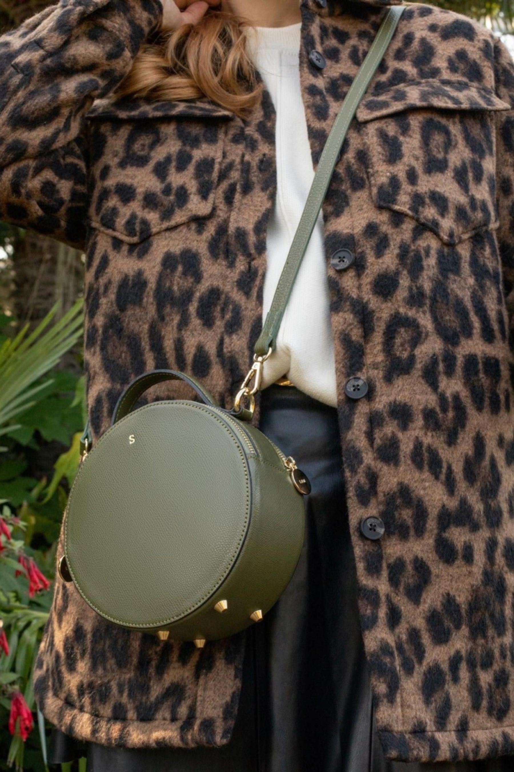 Buy LRM Goods Personalised Leather Rosie Circle Bag from the Next UK online shop