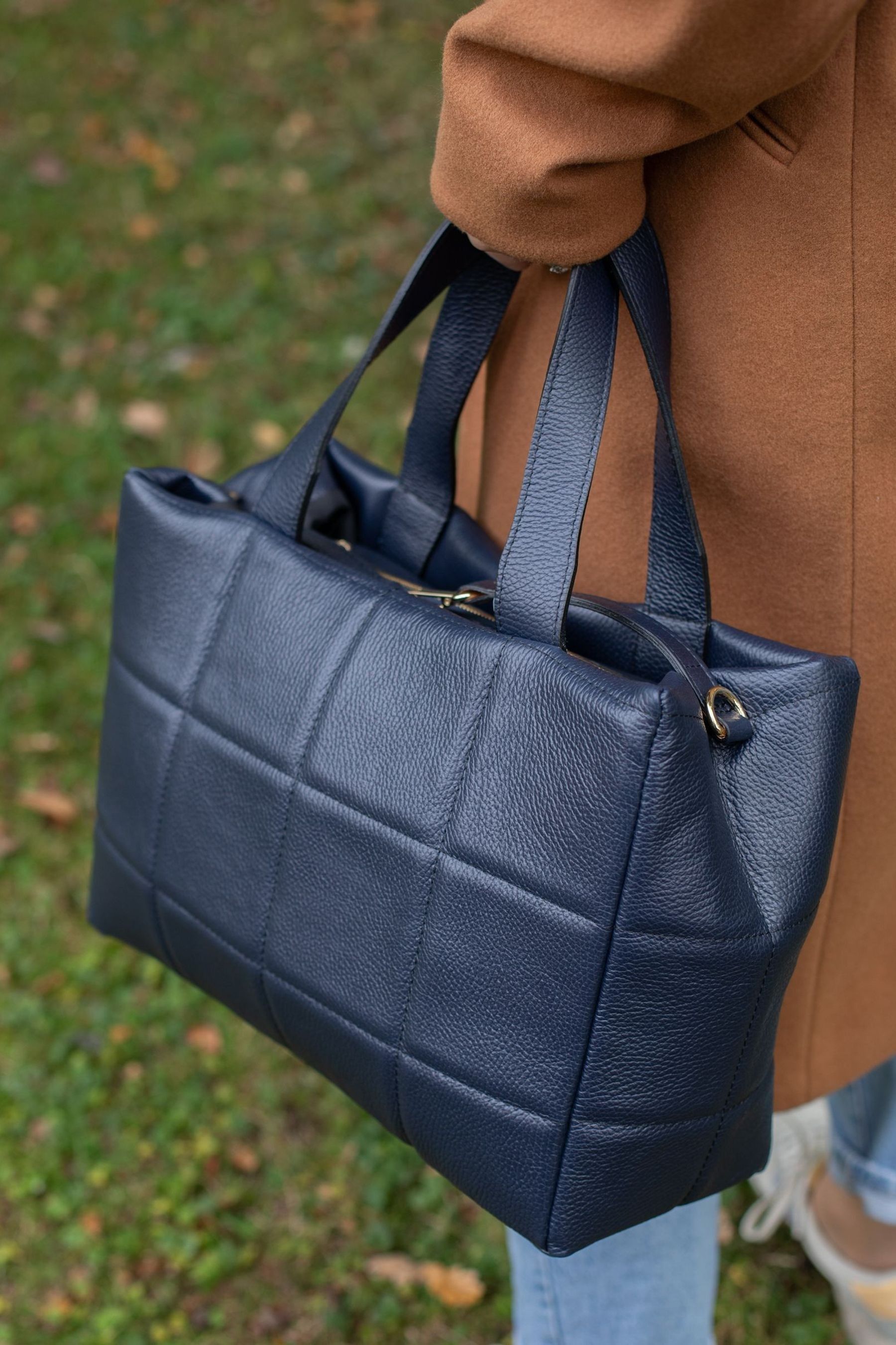 Buy LRM Goods Personalised Leather Lola Tote Bag from the Next UK online shop