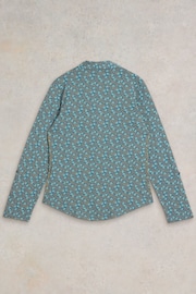 White Stuff Green Annie Jersey Shirt - Image 6 of 7