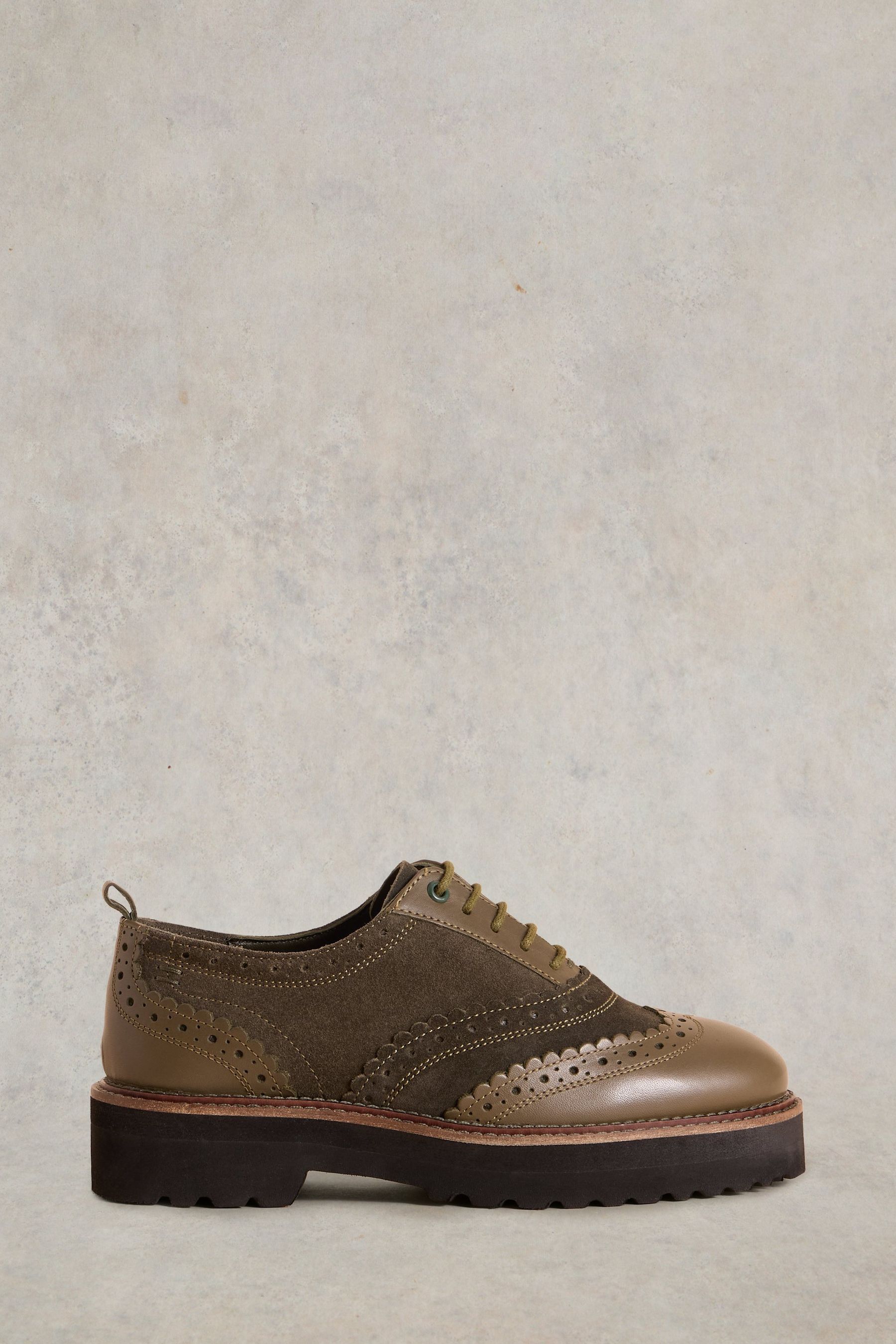 Chunky lace up brogues clearance