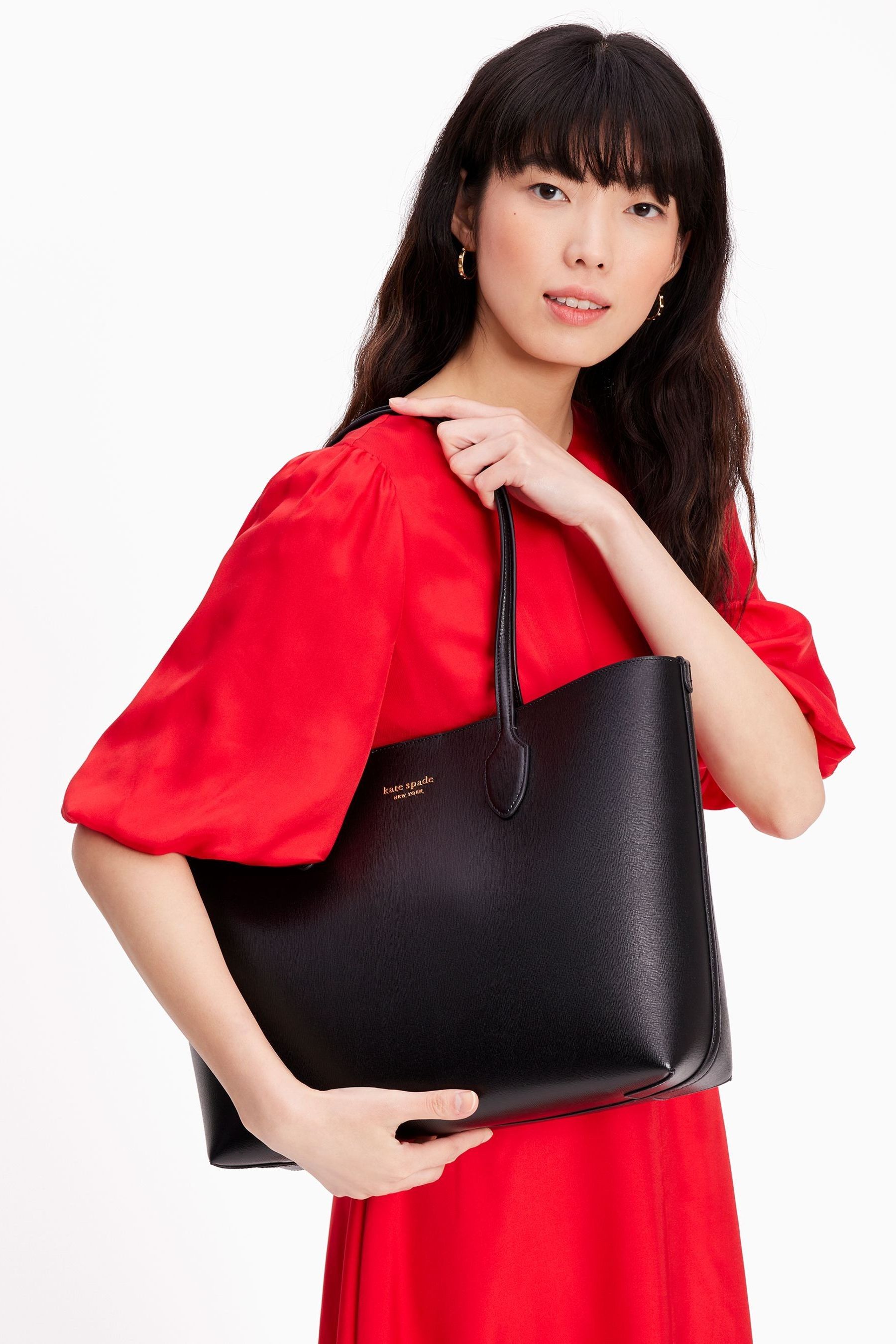 Kate spade black tote purse top
