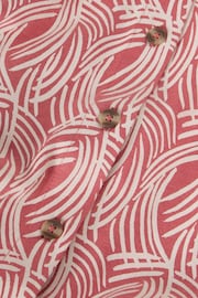 White Stuff Pink Rua Jersey Shirt Dress - Image 6 of 6