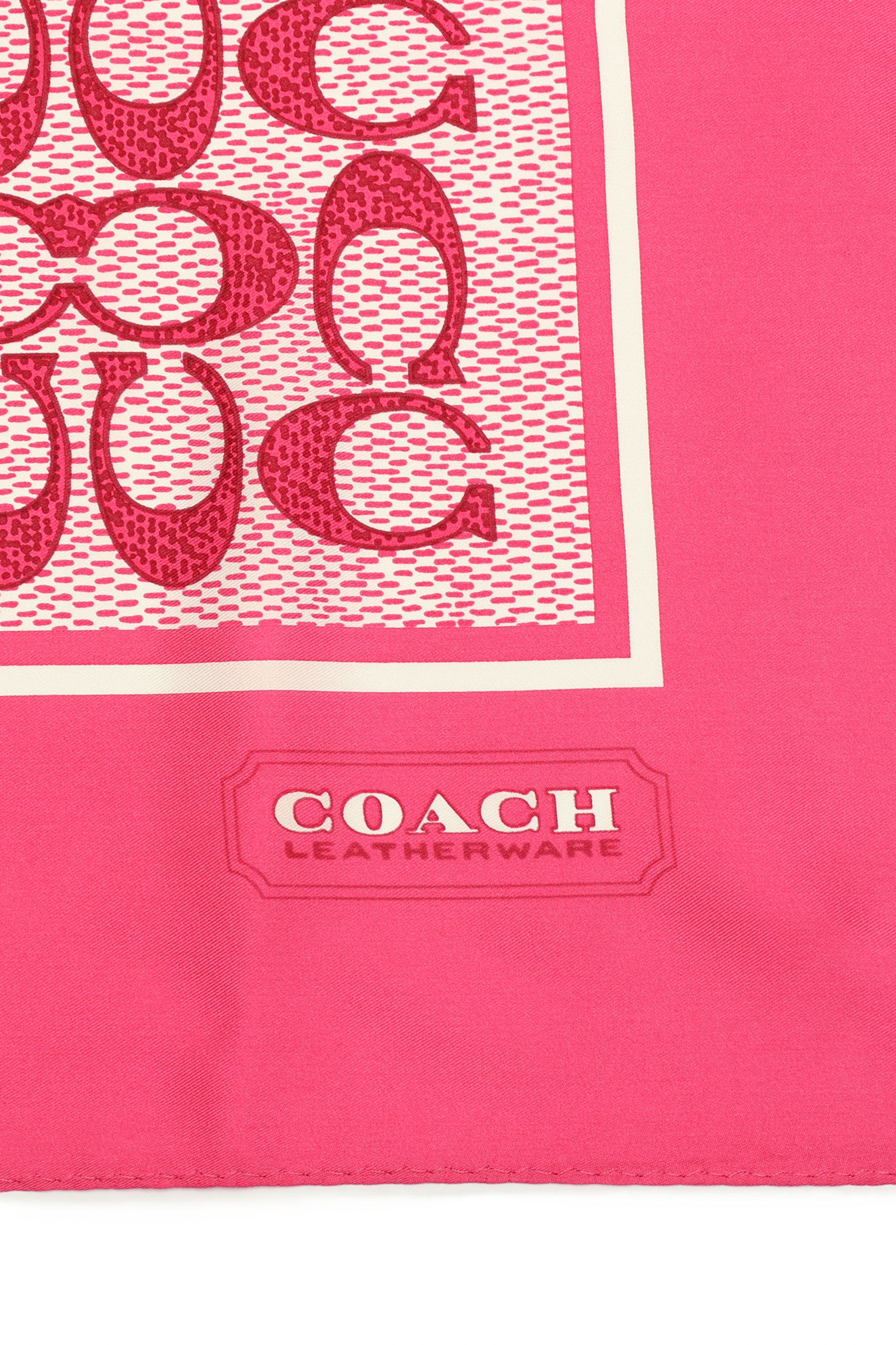 Buy COACH Purple Vintage Signature Print Silk Square Scarf from Next Ireland