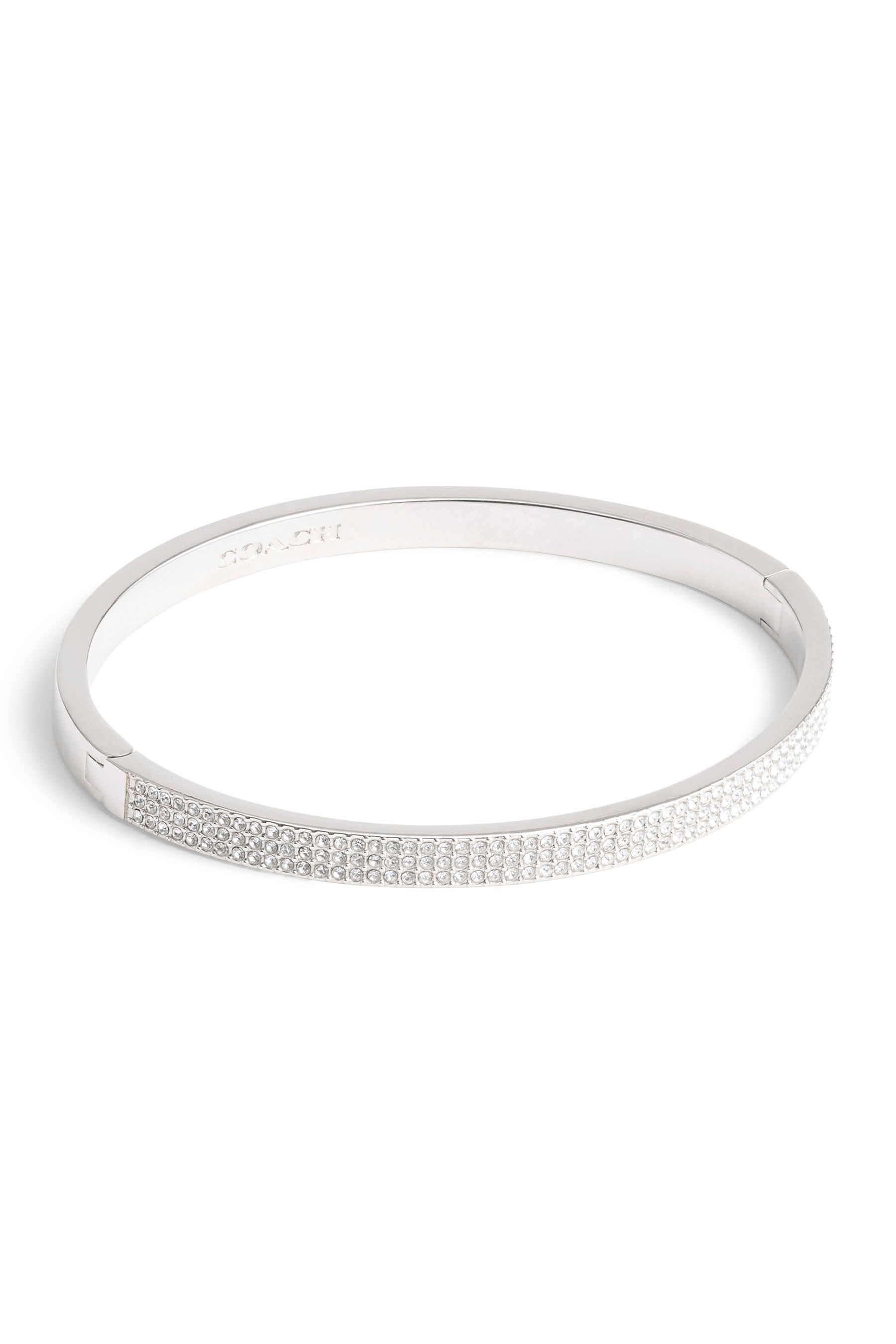 Coach pave hinged bangle store
