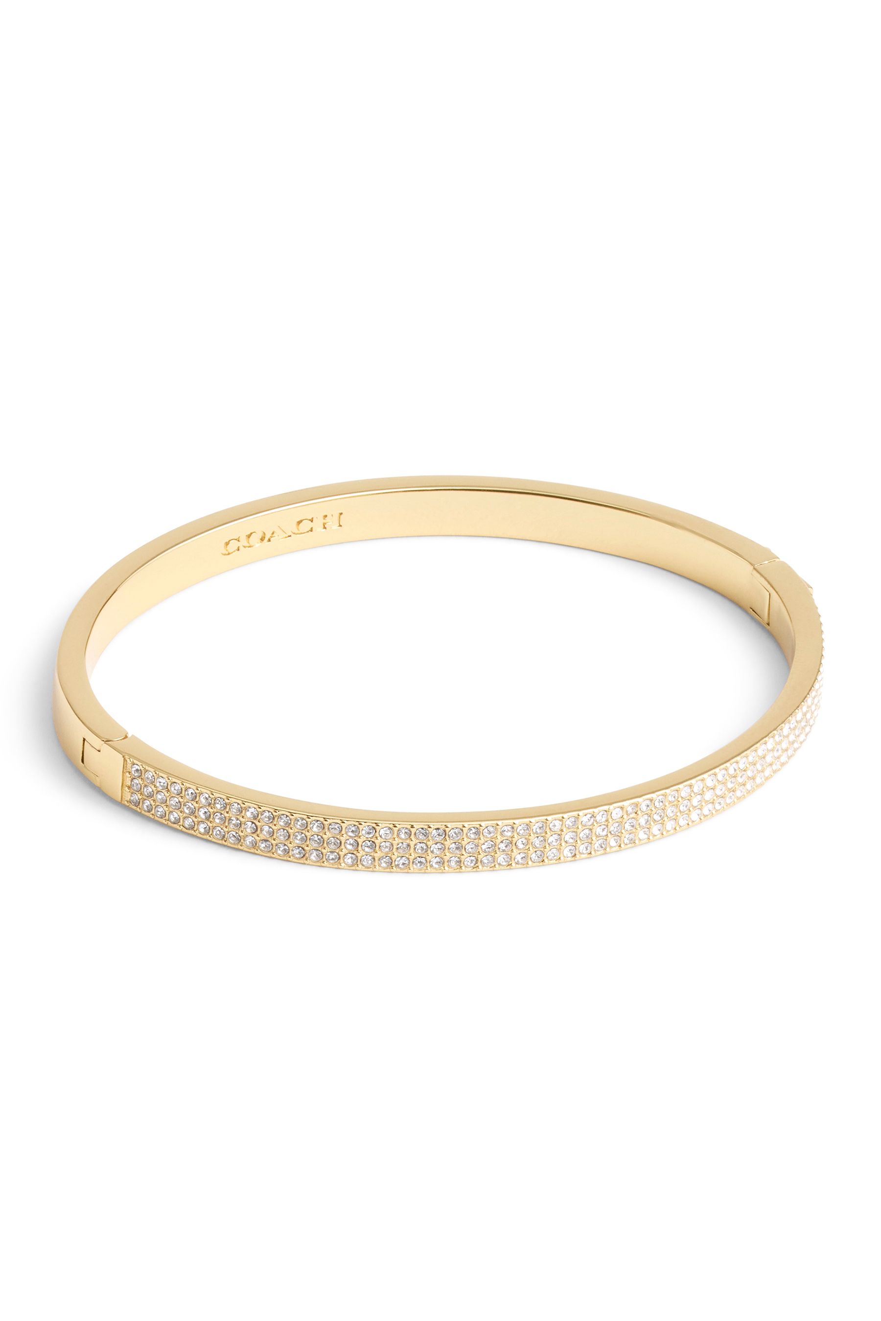 Coach pave hinged bangle store