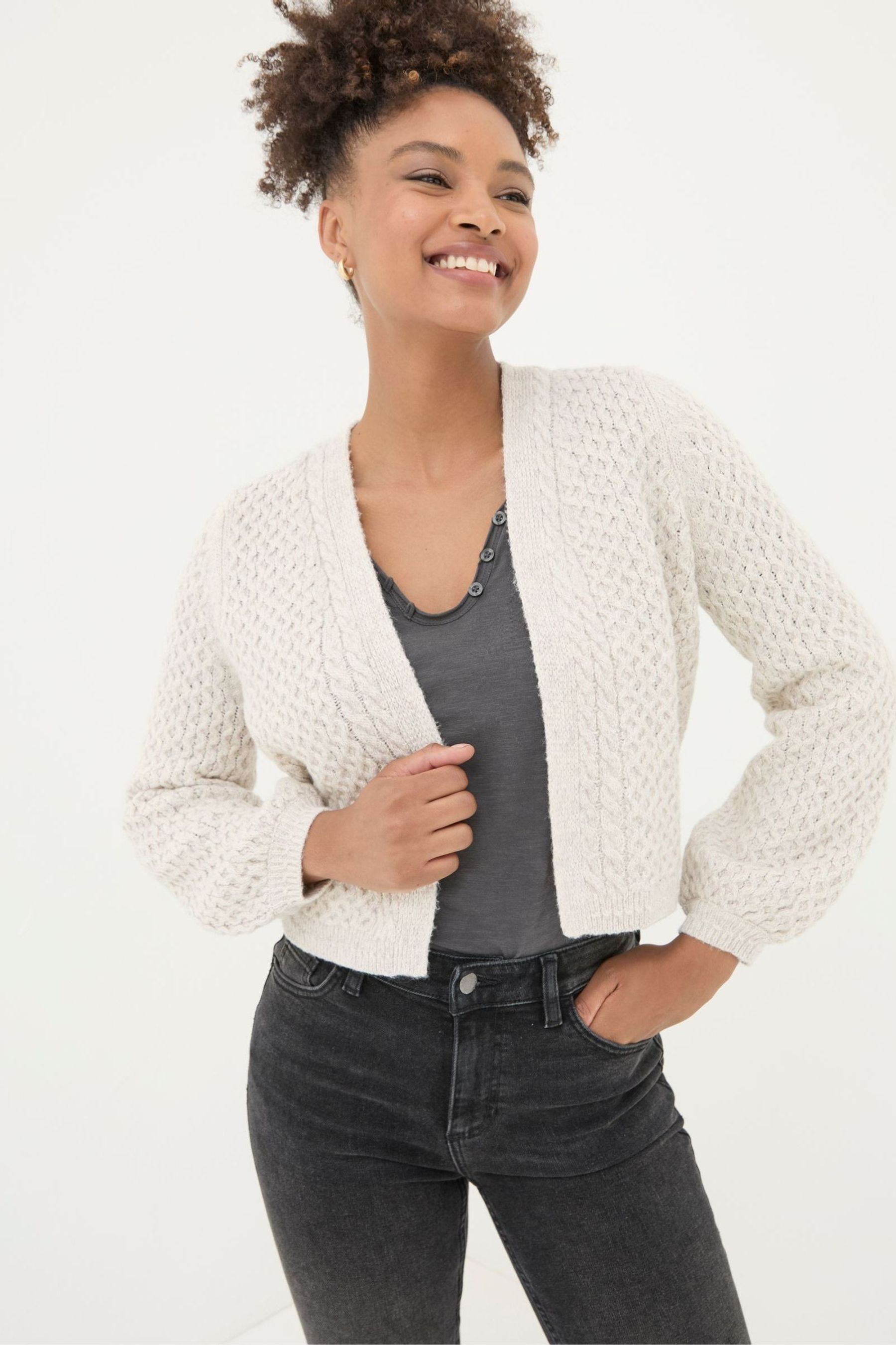 Buy FatFace Ivory Anais Cardigan from the Next UK online shop