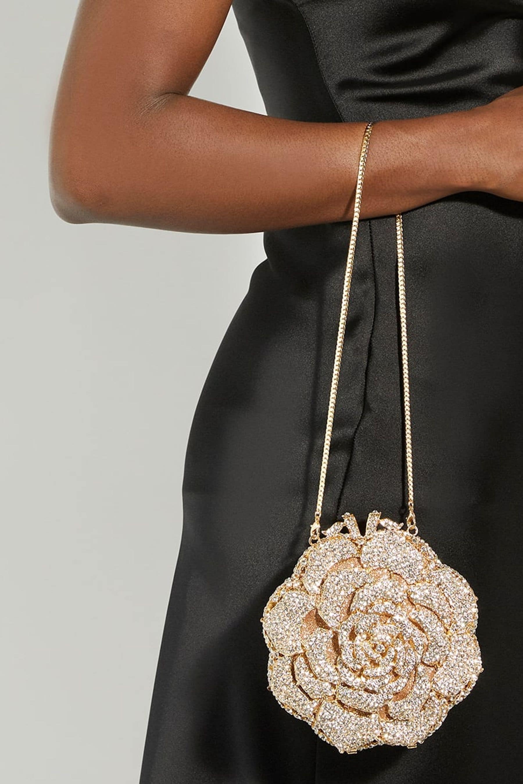 Gold clutch bags ireland deals