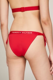 Tommy Hilfiger Red Original Side Tie Cheeky Bikini Bottoms - Image 2 of 9