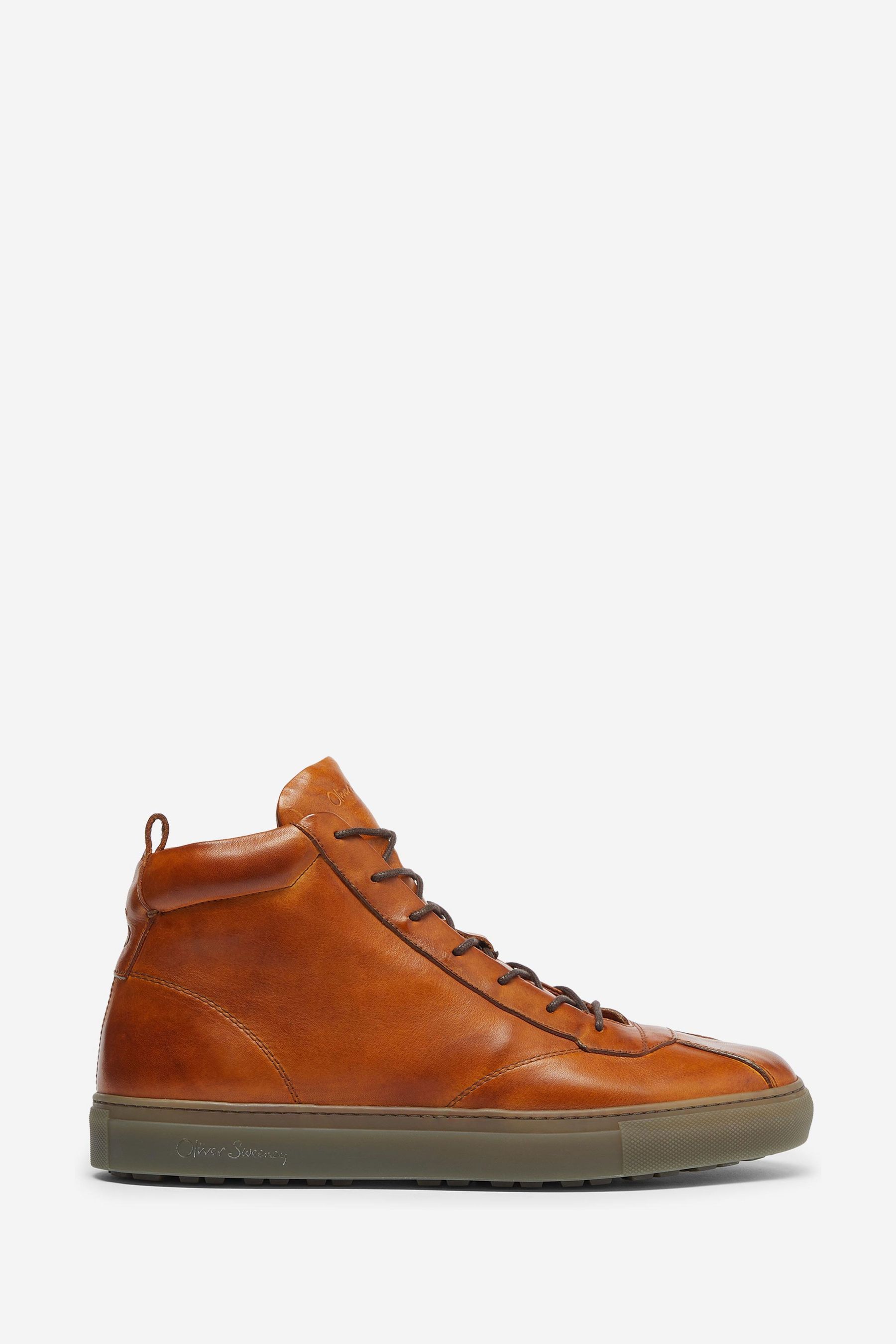 Buy Oliver Sweeney Dip Dyed Leather Retro Brown Trainers from the Next UK online shop