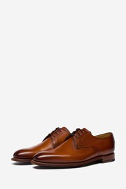 Oliver Sweeney Hand Finished Calf Leather Derby Brown Shoes - Image 3 of 5