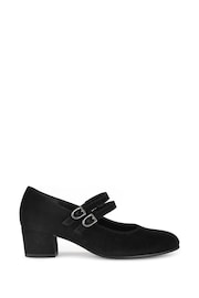 Gabor Belva Suede Court Black Shoes - Image 1 of 5