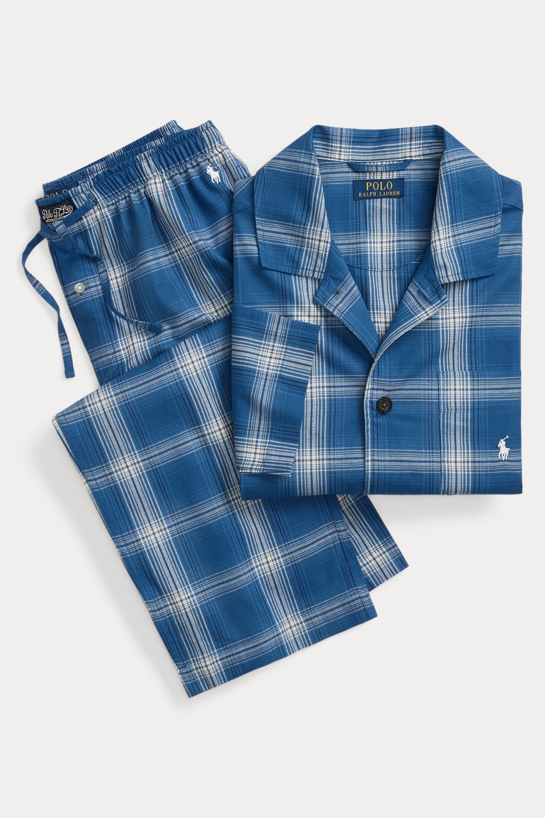 Buy Polo Ralph Lauren Checked 100 Cotton Shirt Pyjama Set from the Next UK online shop