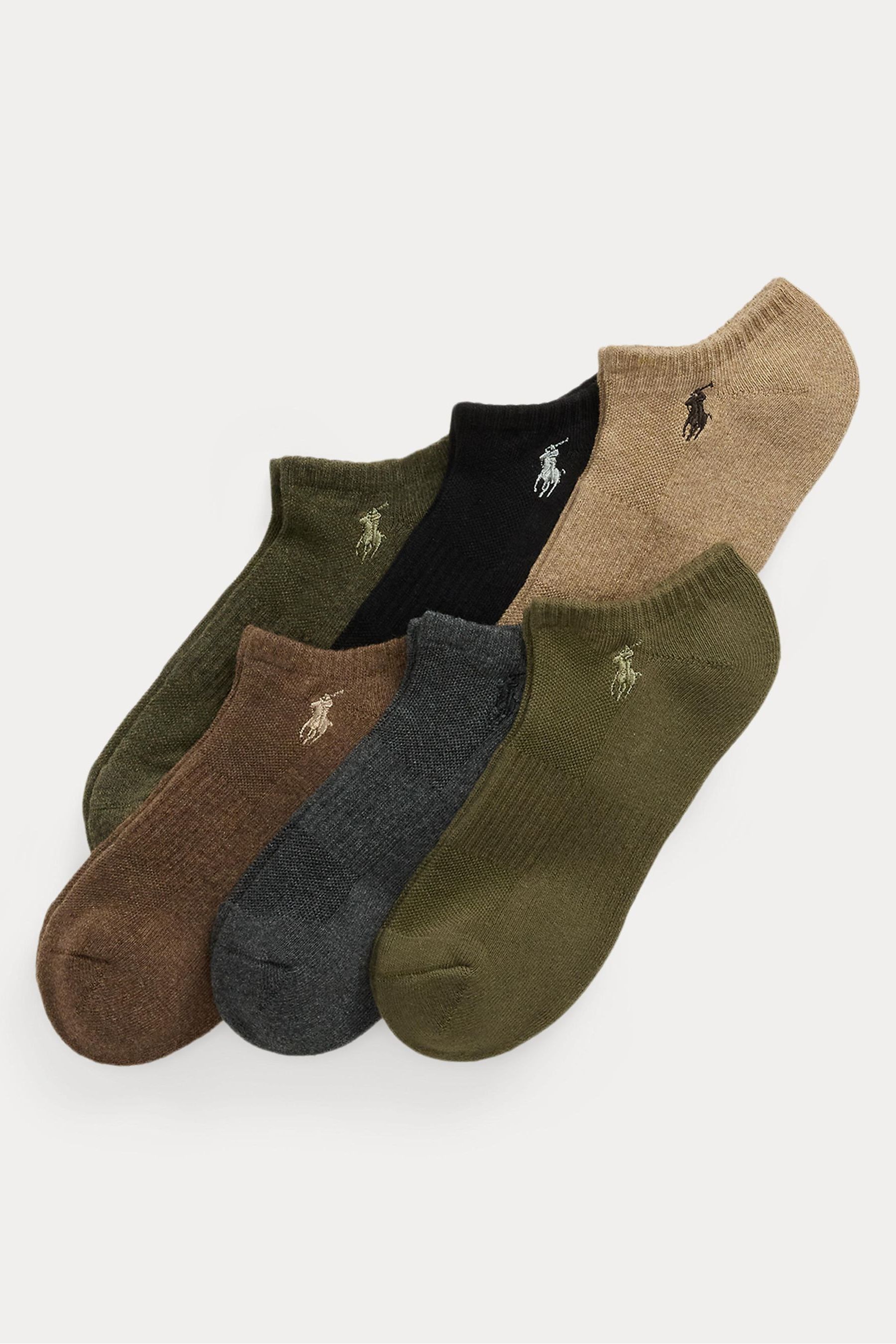 Buy Polo Ralph Lauren Cushioned Low Cut Socks 6 Pack from the Next UK online shop