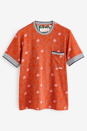 Sealskinz Orange Leaf Print T-Shirt - Image 1 of 1