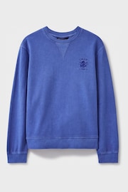 Crew Clothing Pigment Dyed Crew Neck Sweatshirt - Image 5 of 5