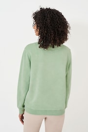 Crew Clothing Pigment Dyed Crew Neck Sweatshirt - Image 2 of 5