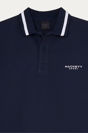 Hackett London Men Blue Polo Shirt - Image 8 of 8