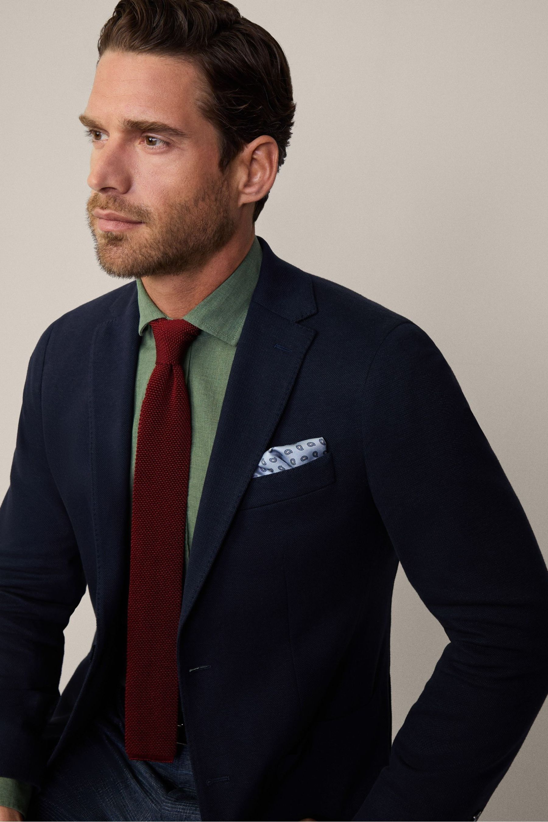 Hackett linen jacket outlet