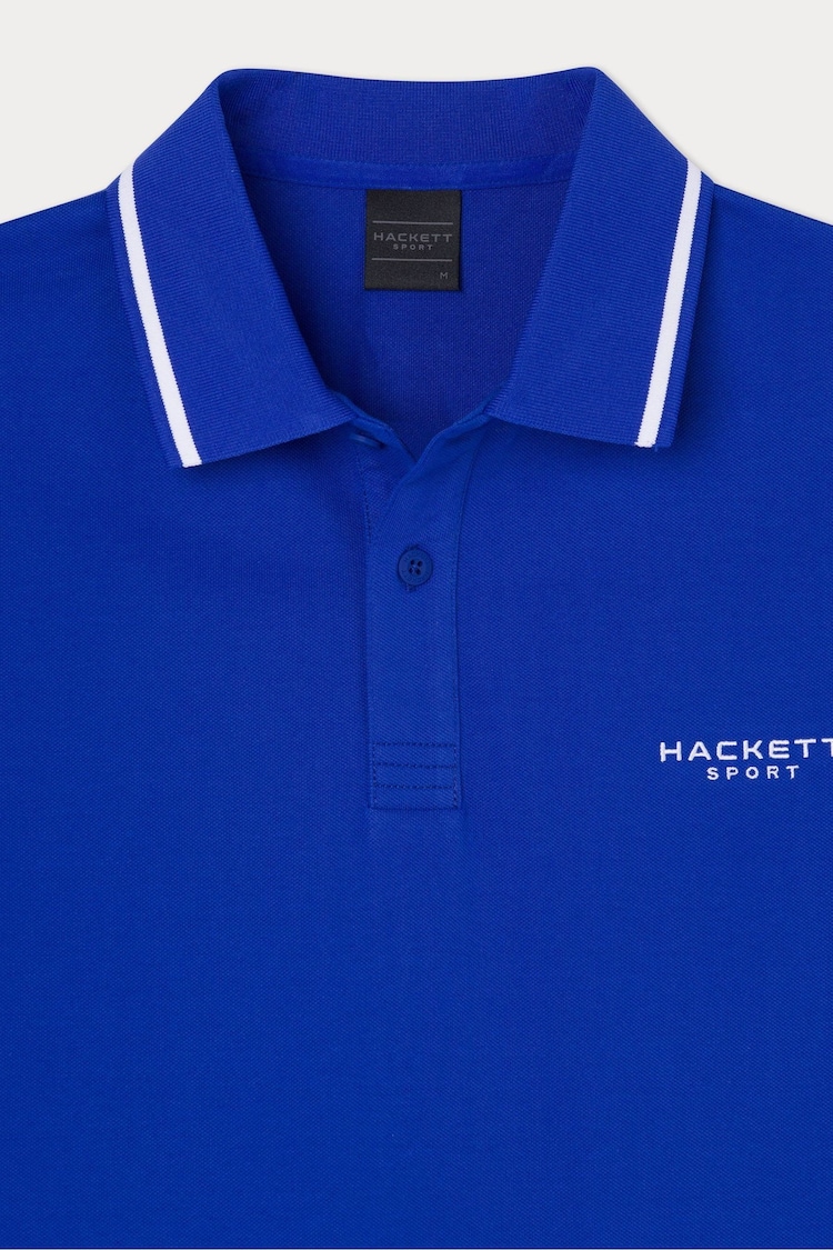 Hackett London Men Blue Polo Shirt - Image 3 of 3