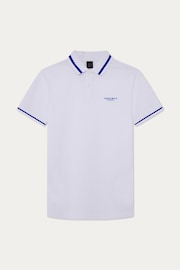 Hackett London Men White Polo Shirt - Image 5 of 7