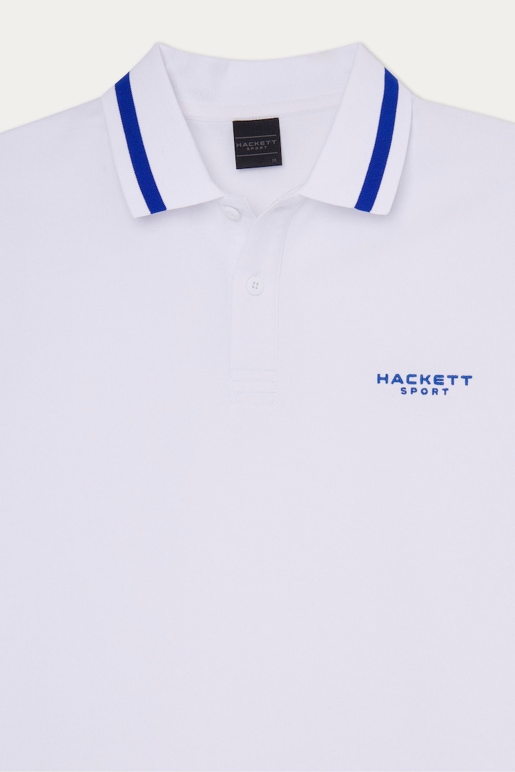 Hackett London Men White Polo Shirt - Image 7 of 7