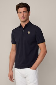 Hackett London Men Blue Polo Shirt - Image 1 of 8