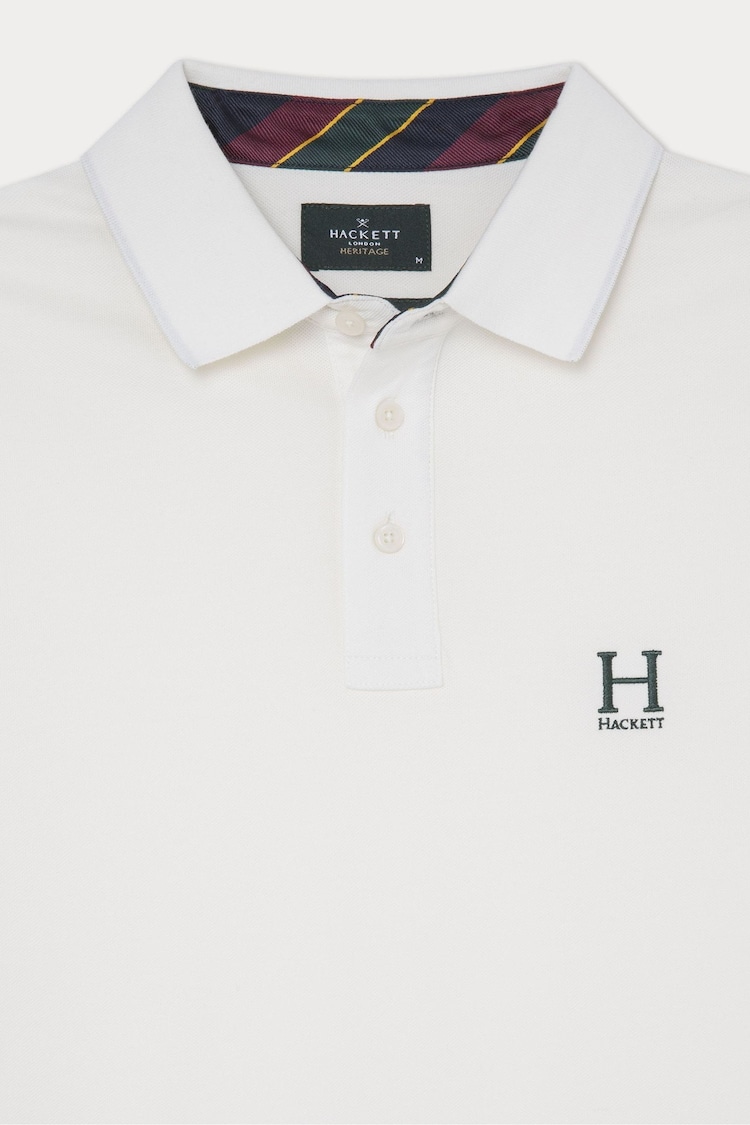 Hackett London Men Green Polo Shirt - Image 8 of 8