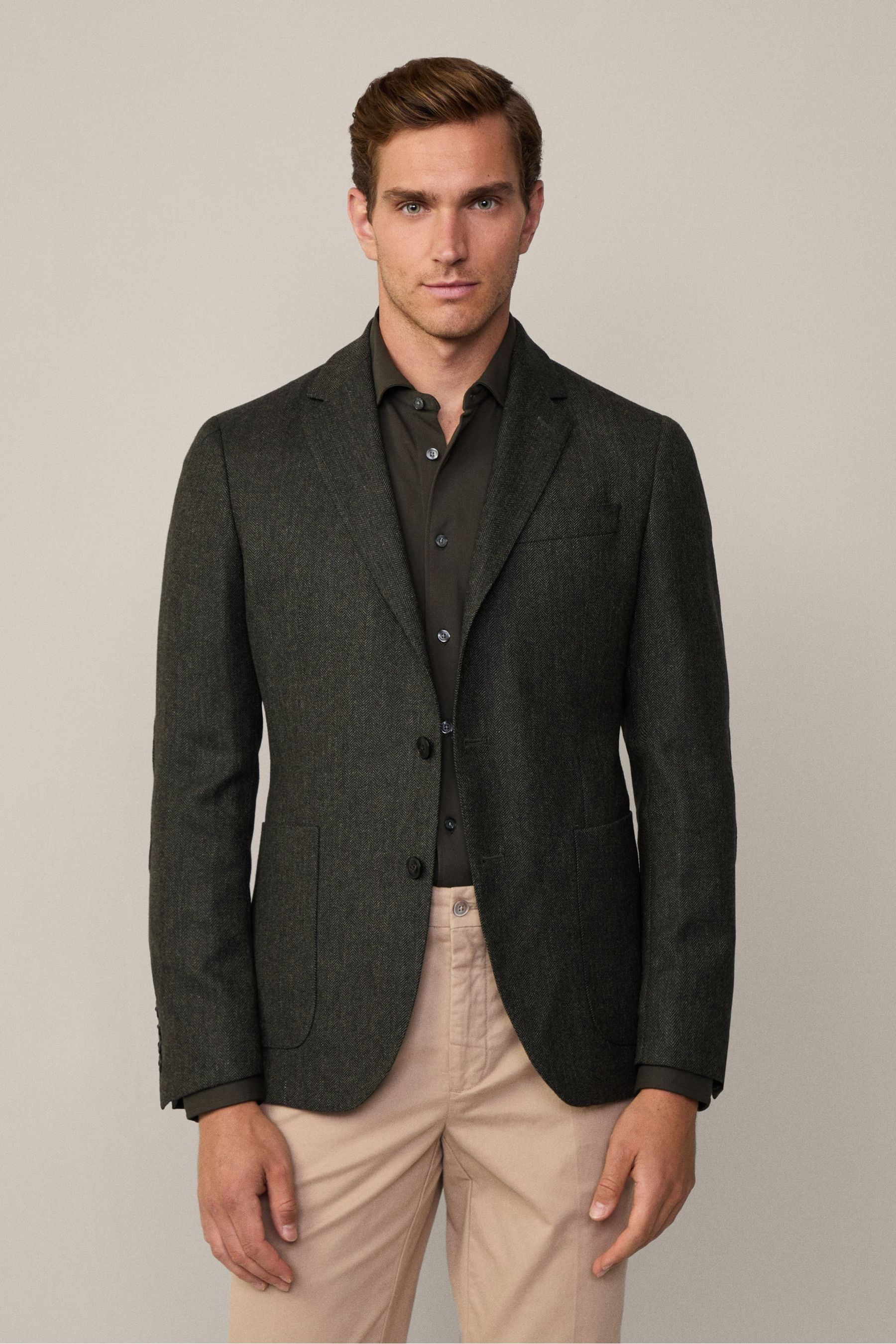 Hackett Men s Multi Trim Hbone Ep Blazer