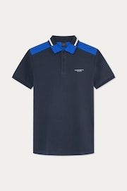 Hackett London Men Blue Polo Shirt - Image 6 of 8