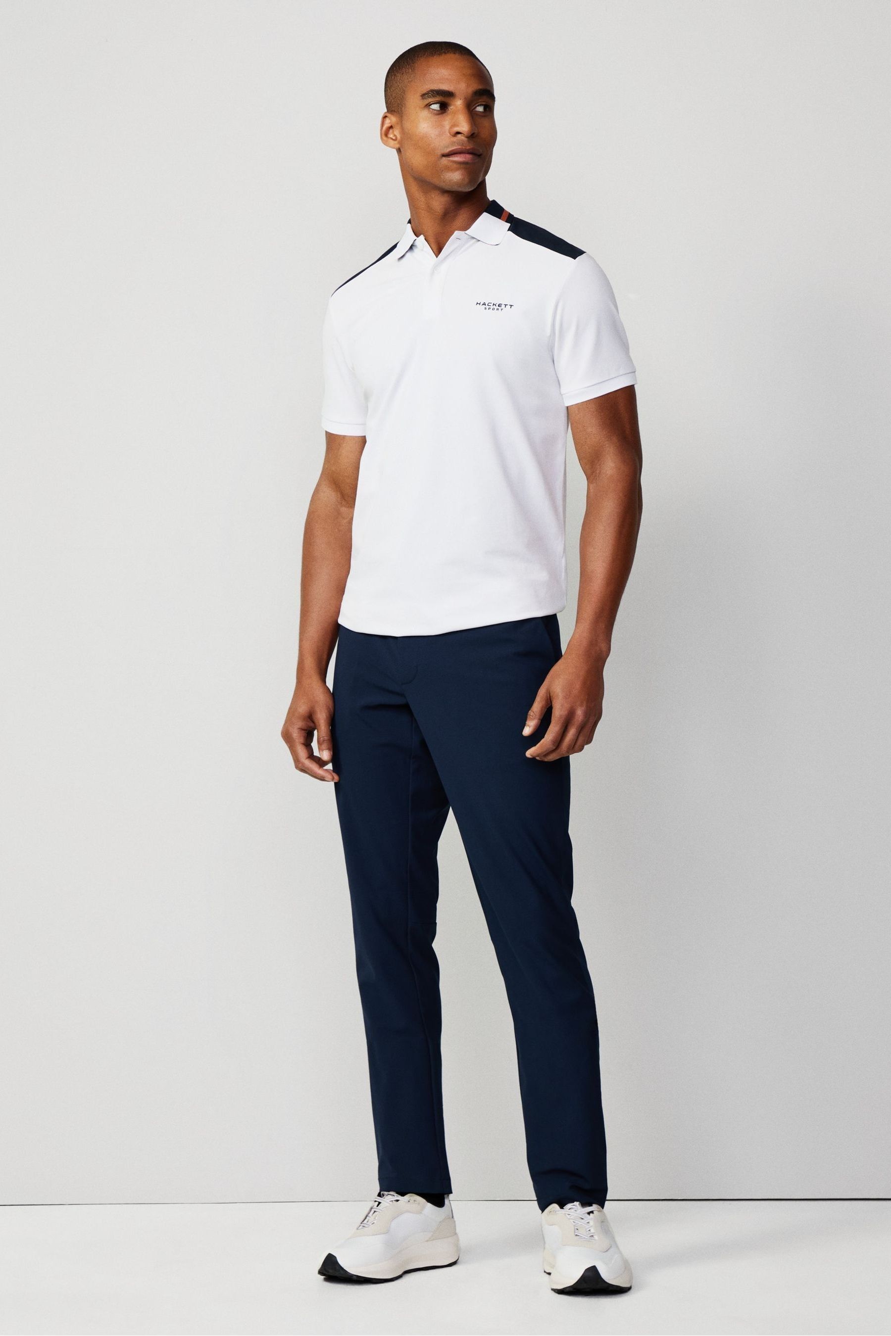 Buy Hackett London Men White Polo Shirt from Next Belgium