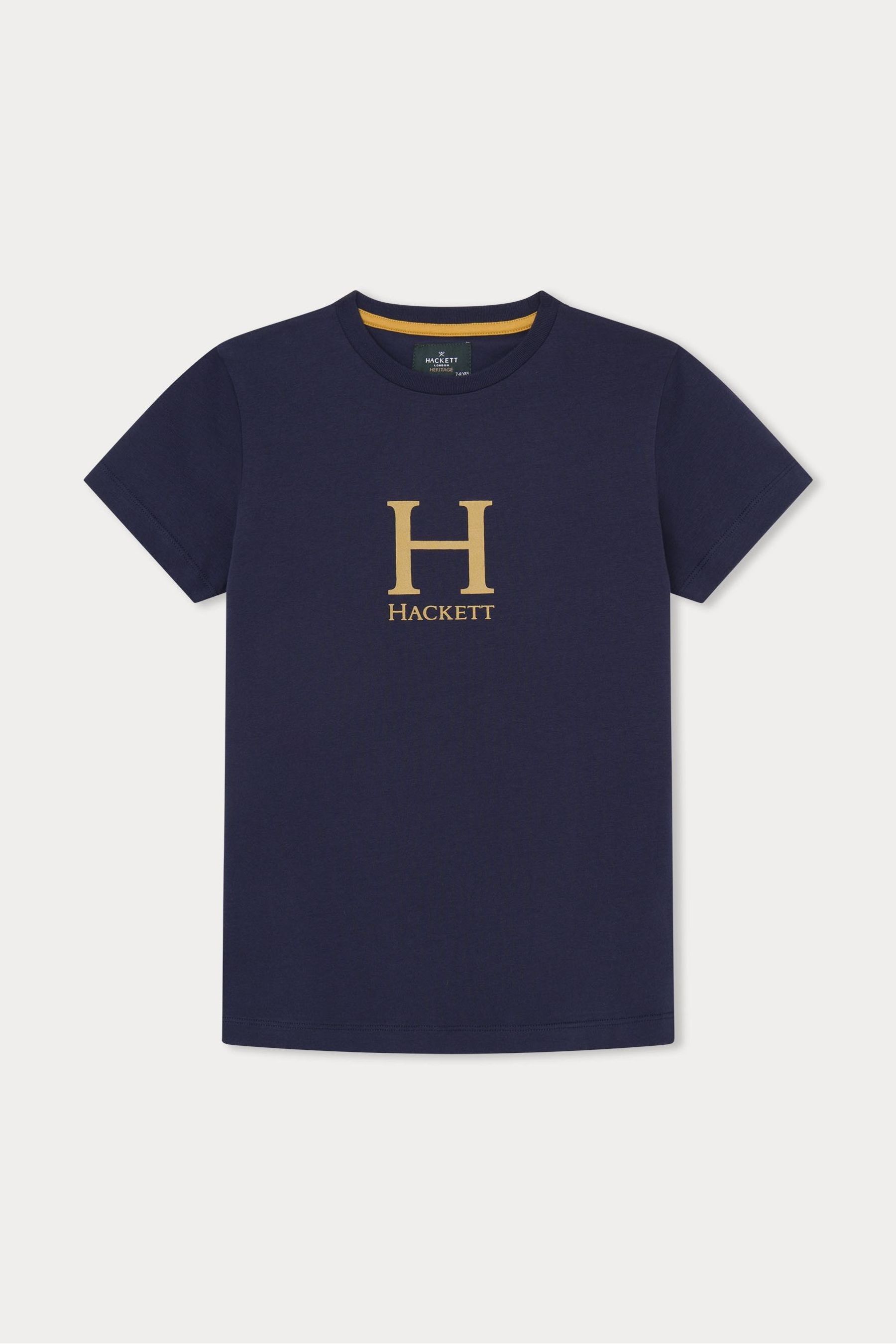 Hackett Older Boys Blue London 100 Cotton T Shirt 910years