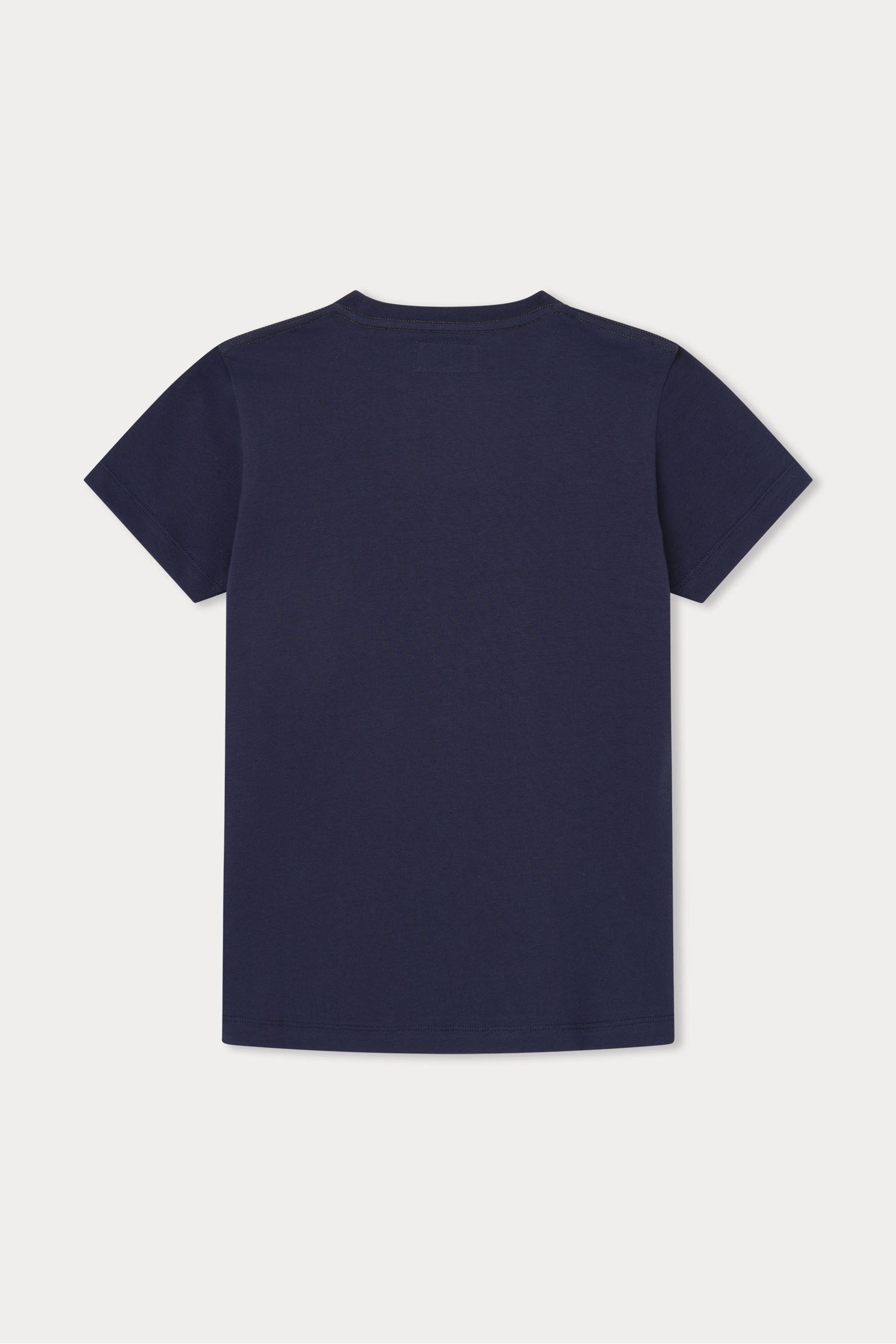 Hackett Older Boys Blue London 100 Cotton T Shirt 910years