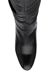 Ravel Black Leather Knee-High Boots - Image 4 of 4