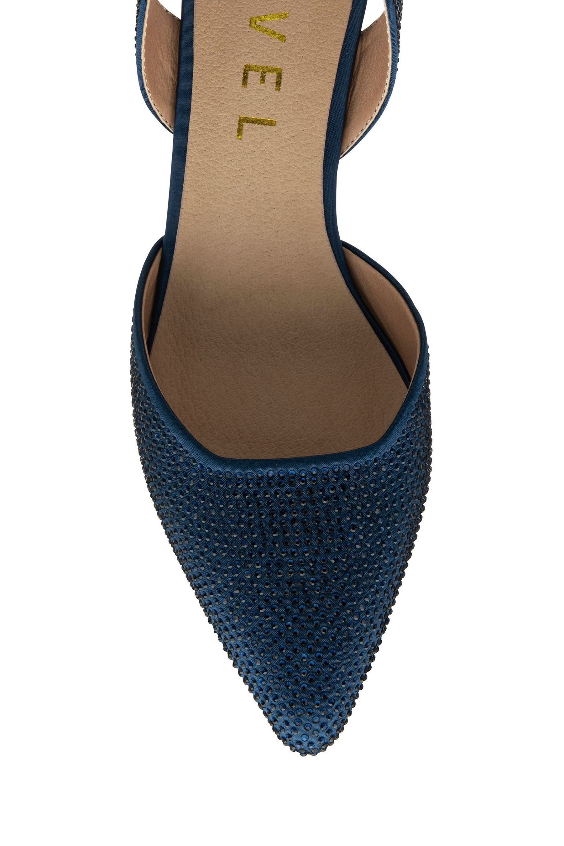 Blue diamante shoes sales