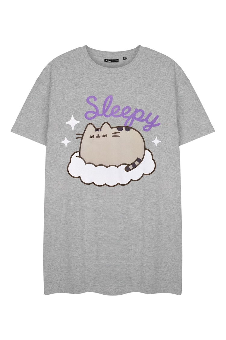 Vanilla Underground Grey Pusheen Women's Licensed T-Shirt Night Dress - Image 1 of 6