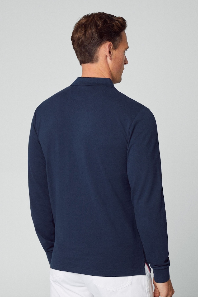 Hackett London Men Blue Polo Shirt - Image 2 of 6